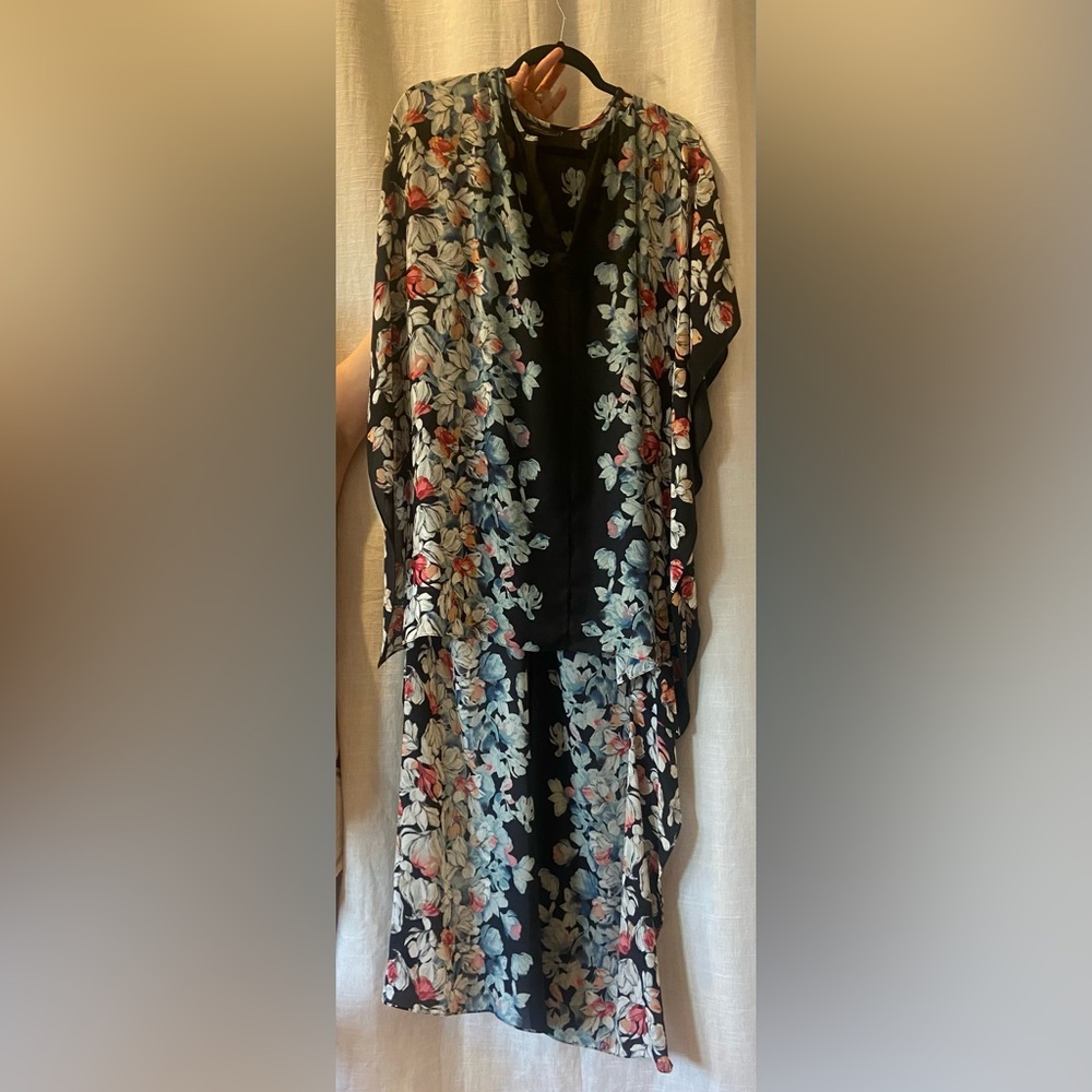 Chic Floral BCBG Maxazria Kimono coverup